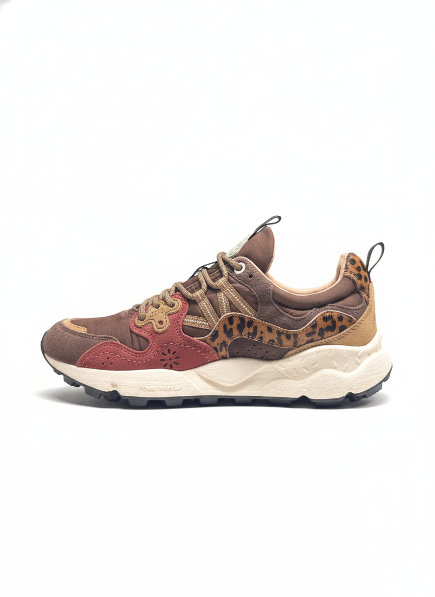 Yamano 3 Uni Suede/Pony Hair/Nylon brown bordeaux | Bildmaterial bereitgestellt von SHOES.PLEASE.