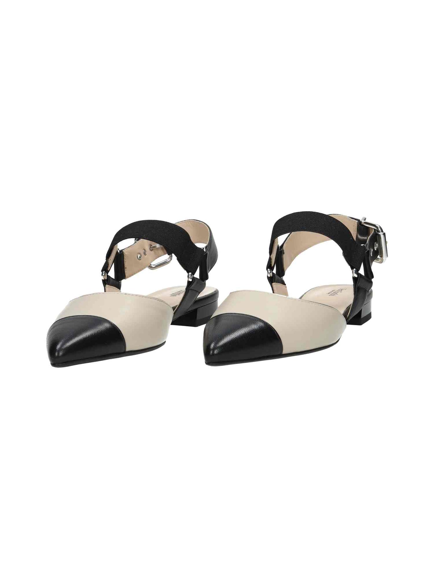 E409515D Nappa Pandora Nero Nappa Pandora Ivory  Microlite Doha 746 N | Bildmaterial bereitgestellt von SHOES.PLEASE.