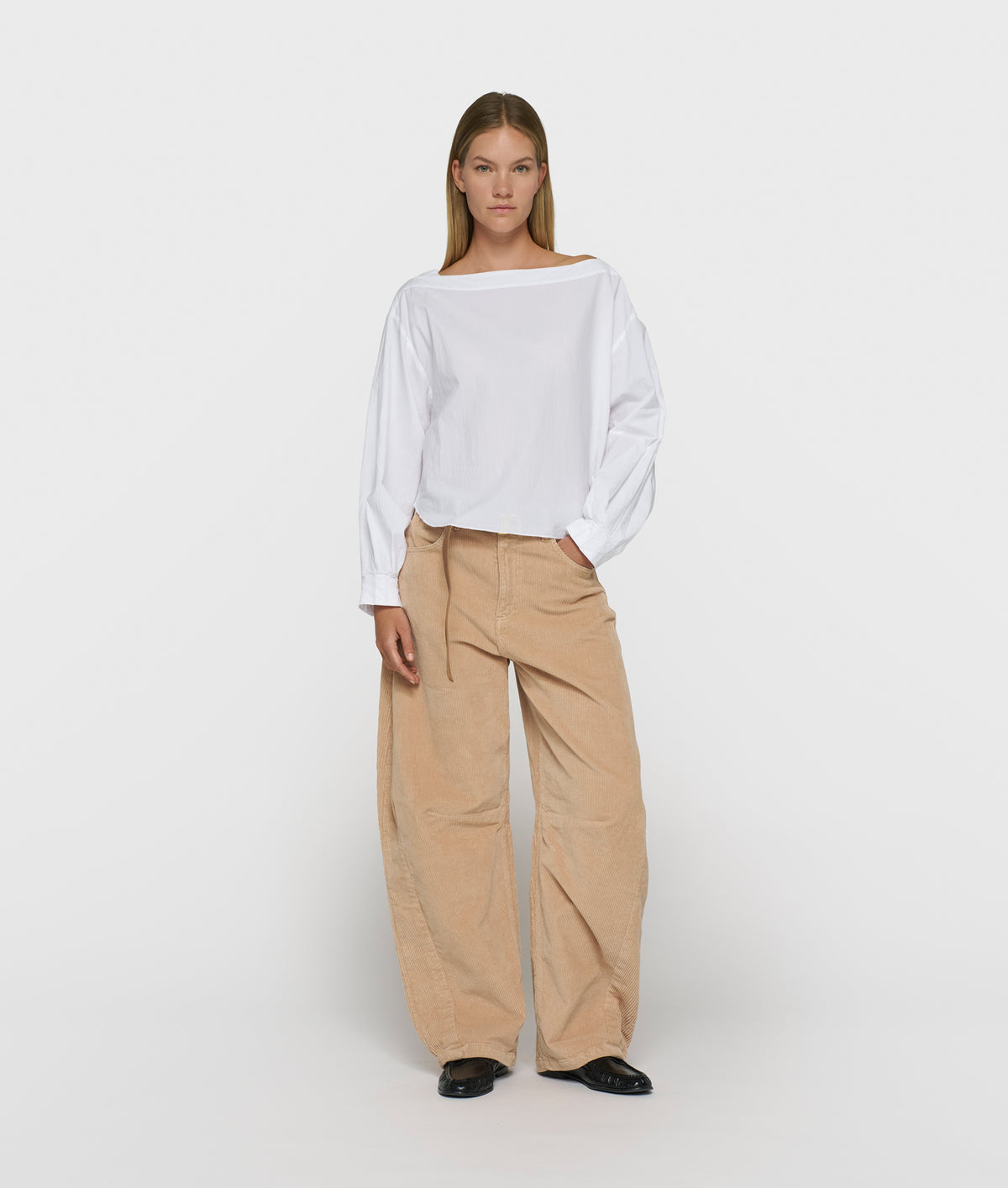 10DAYS Bluse Damen boatneck poplin weiß | Bildmaterial bereitgestellt von SHOES.PLEASE.