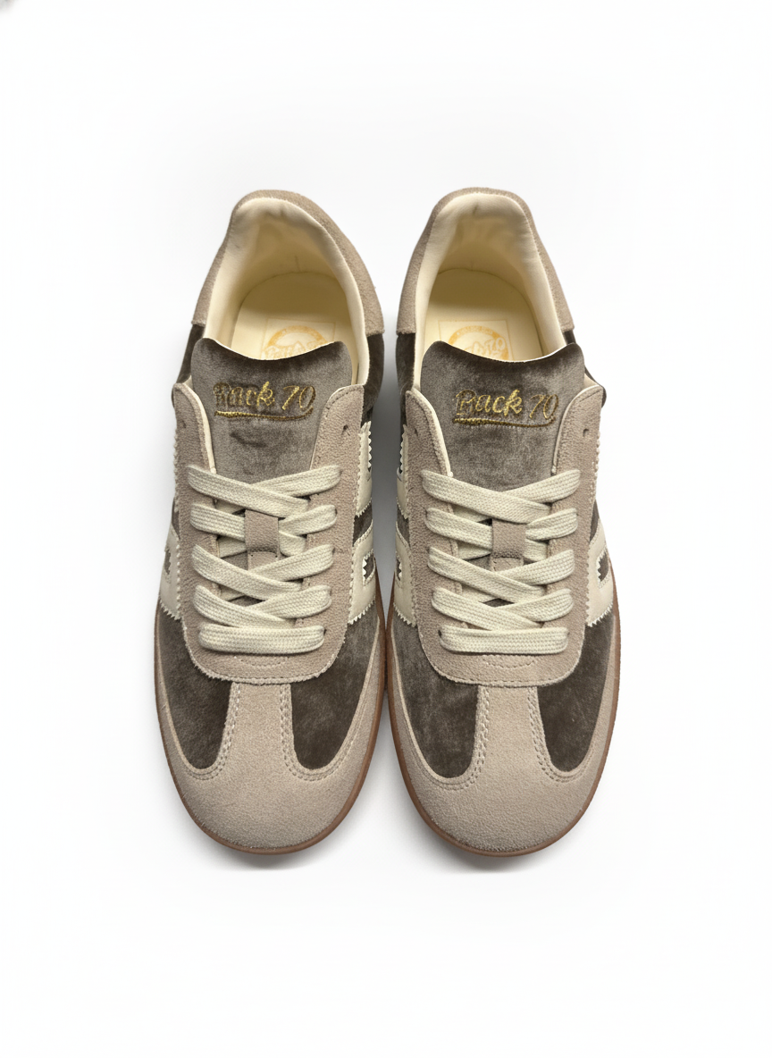 BACK70 Schuhe Damen CLOUD V005 graubraun | Bildmaterial bereitgestellt von SHOES.PLEASE.