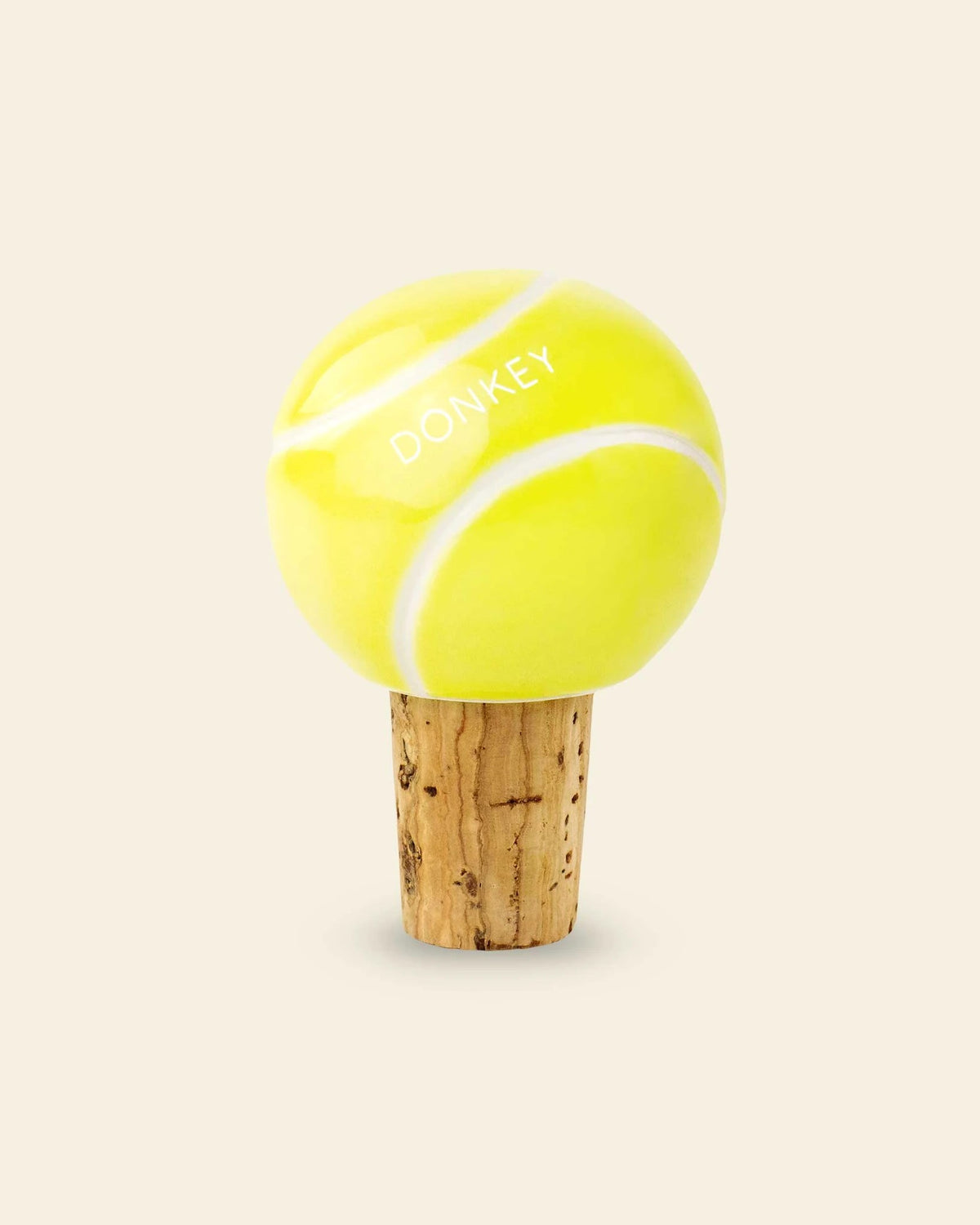 DONKEY Flaschenverschluss Icons of Sport Tennisball gelb | Bildmaterial bereitgestellt von SHOES.PLEASE.