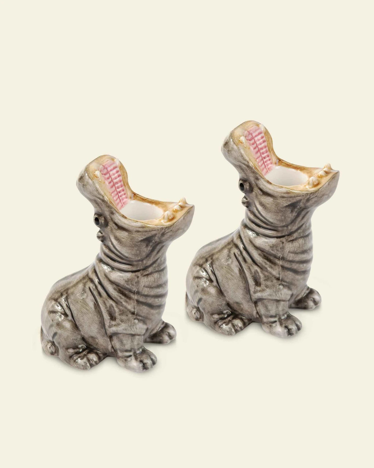 DONKEY Kerzenhalter-Set Hungry Hippos grau | Bildmaterial bereitgestellt von SHOES.PLEASE.