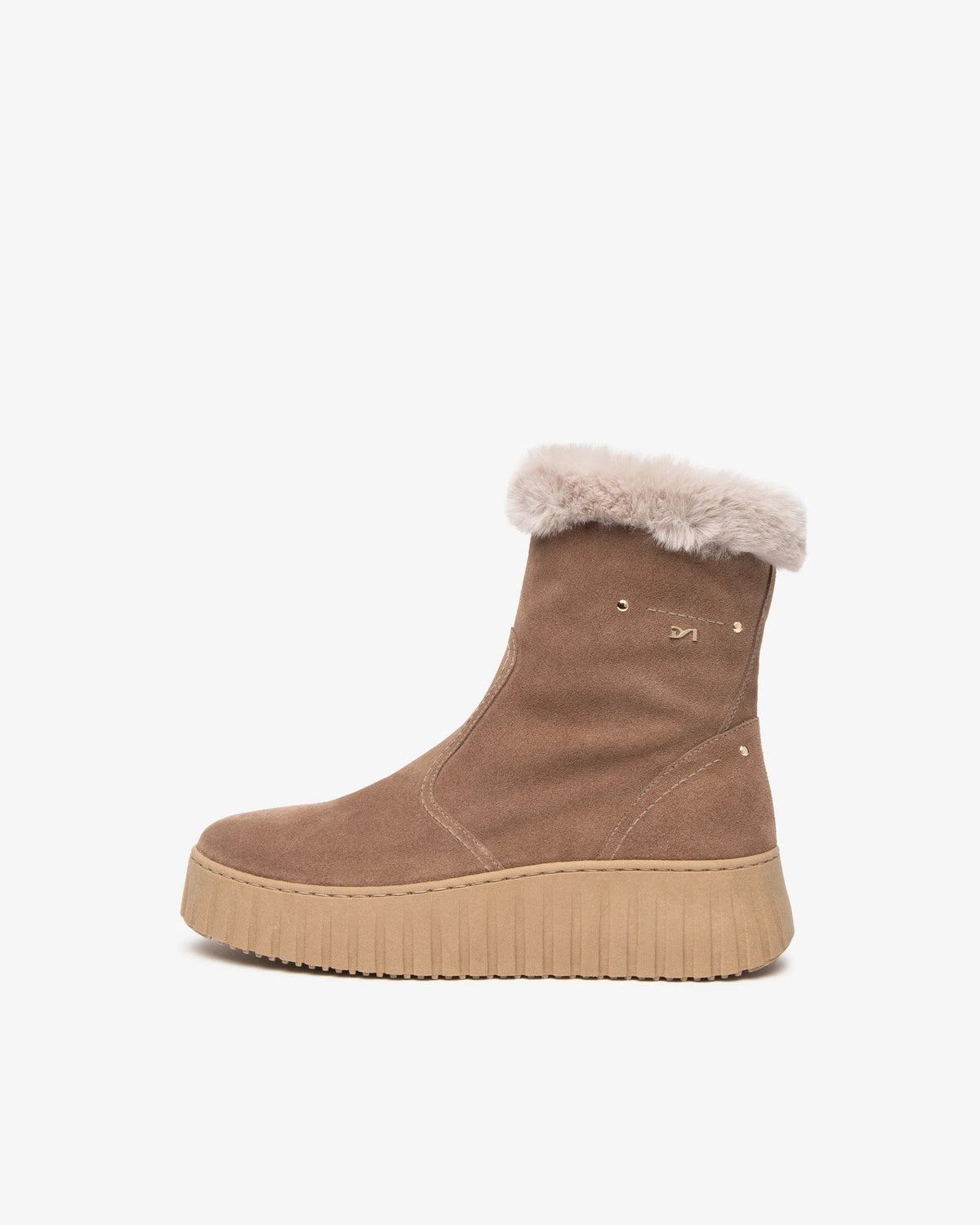 NERO GIARDINI Stiefeletten Damen I617512D Velour braun | Bildmaterial bereitgestellt von SHOES.PLEASE.