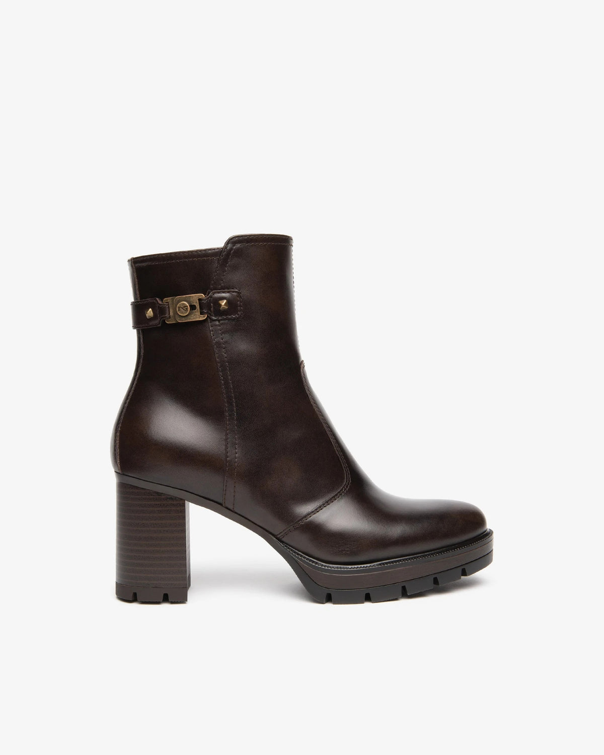 NERO GIARDINI Stiefeletten Damen I618043D Manolete braun | Bildmaterial bereitgestellt von SHOES.PLEASE.