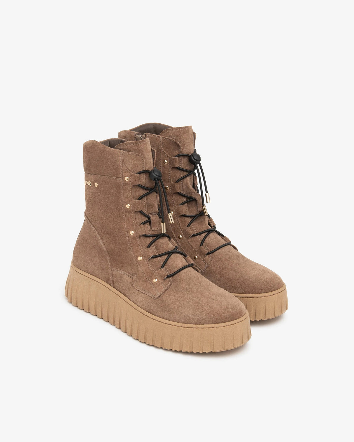 NERO GIARDINI Stiefeletten Damen I618124D Velour braun | Bildmaterial bereitgestellt von SHOES.PLEASE.