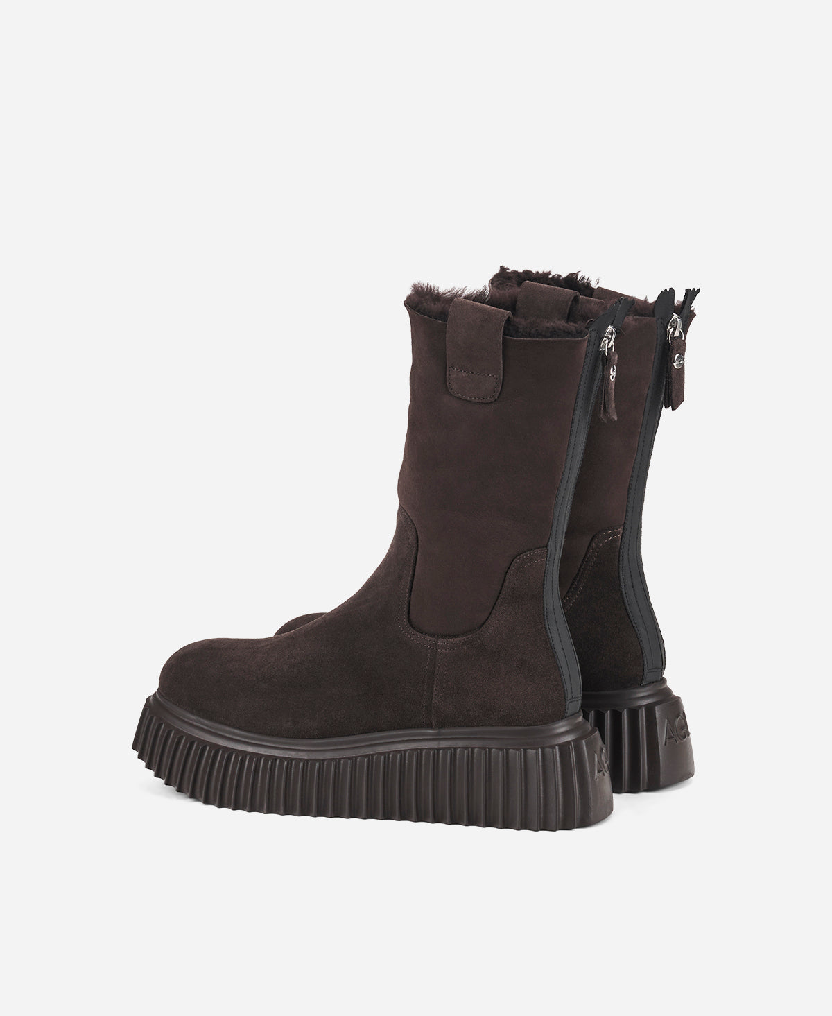 MILAGROS FUR LOWBOOT FERG-MOUT-IGGY t.moro | Bildmaterial bereitgestellt von SHOES.PLEASE.