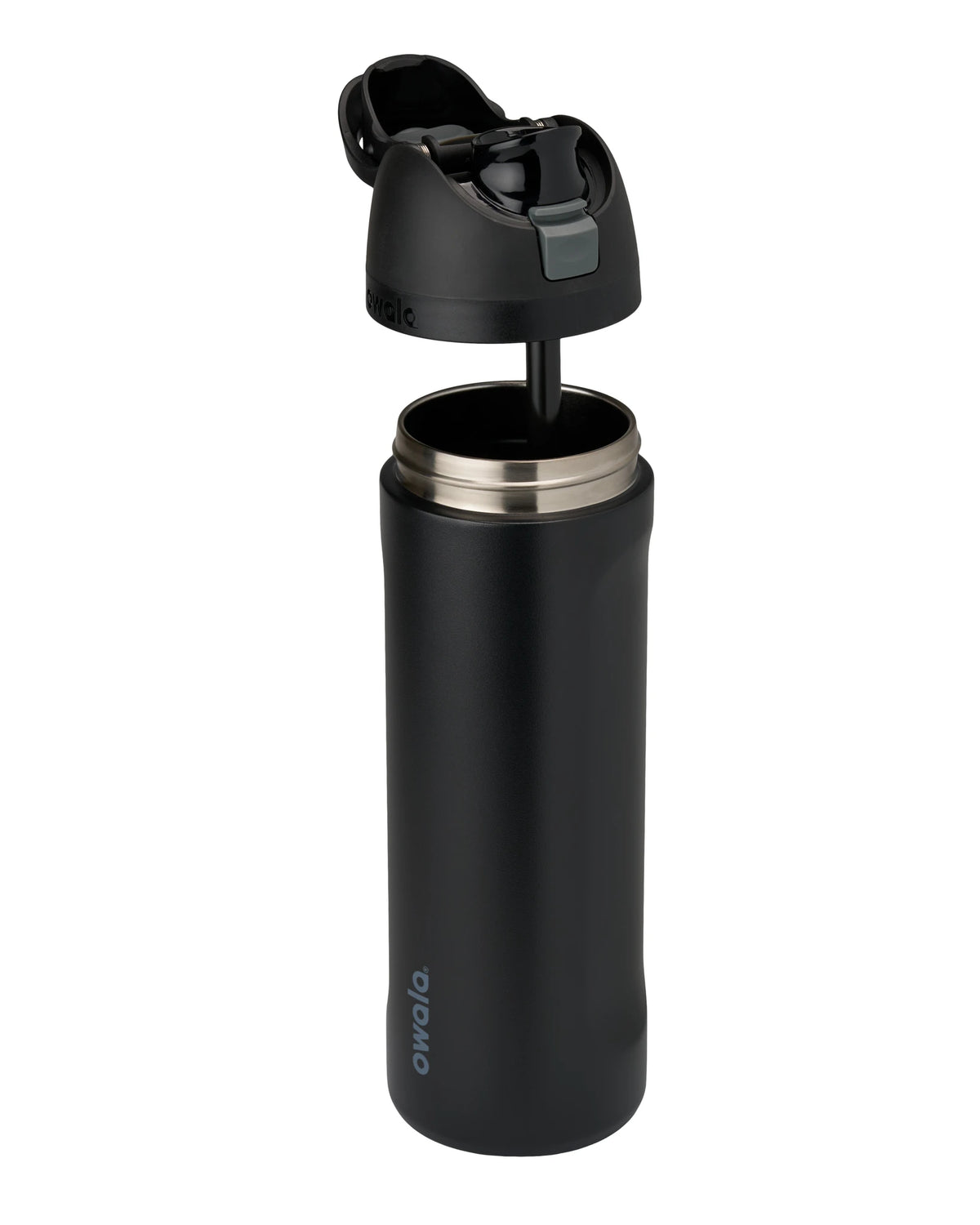 Owala FreeSip - Stainless Steel - 24-oz. - Black (Very, Very Dark) | Bildmaterial bereitgestellt von SHOES.PLEASE.