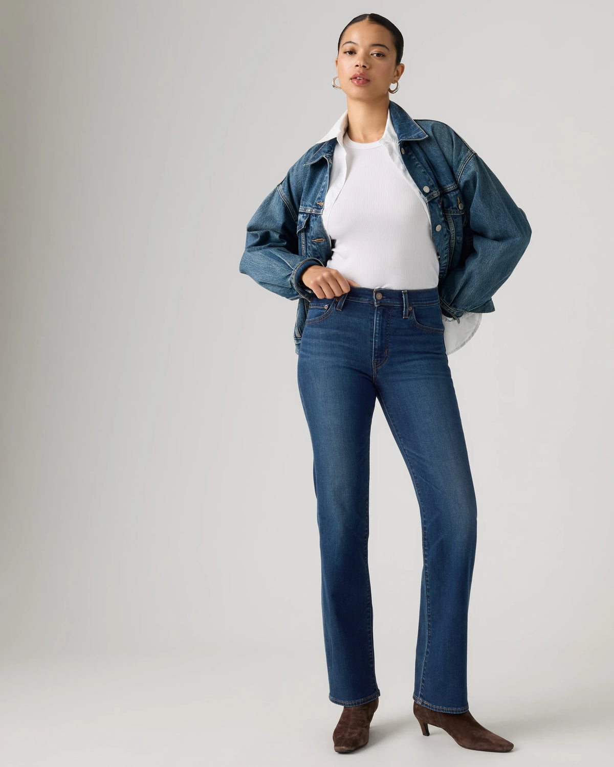 723 HIGH RISE STRAIGHT TRUE BLUE DARK | Bildmaterial bereitgestellt von SHOES.PLEASE.
