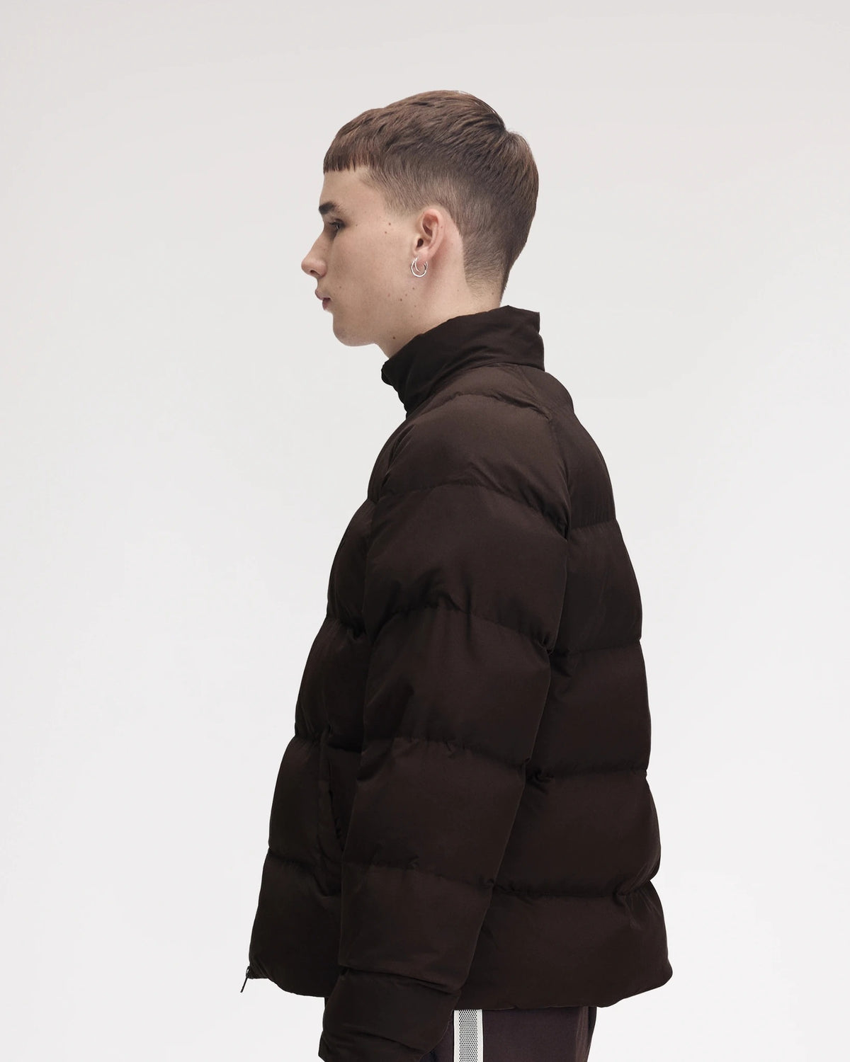 RAGLAN SLEEVE PADDED JACKET rich brown | Bildmaterial bereitgestellt von SHOES.PLEASE.