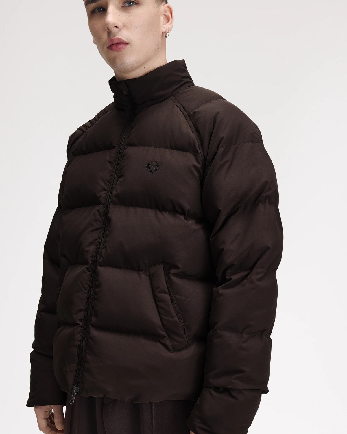 RAGLAN SLEEVE PADDED JACKET rich brown | Bildmaterial bereitgestellt von SHOES.PLEASE.