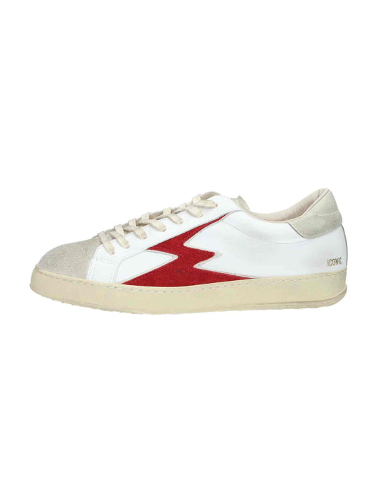 Iconic Dark Red White Iconic white blue