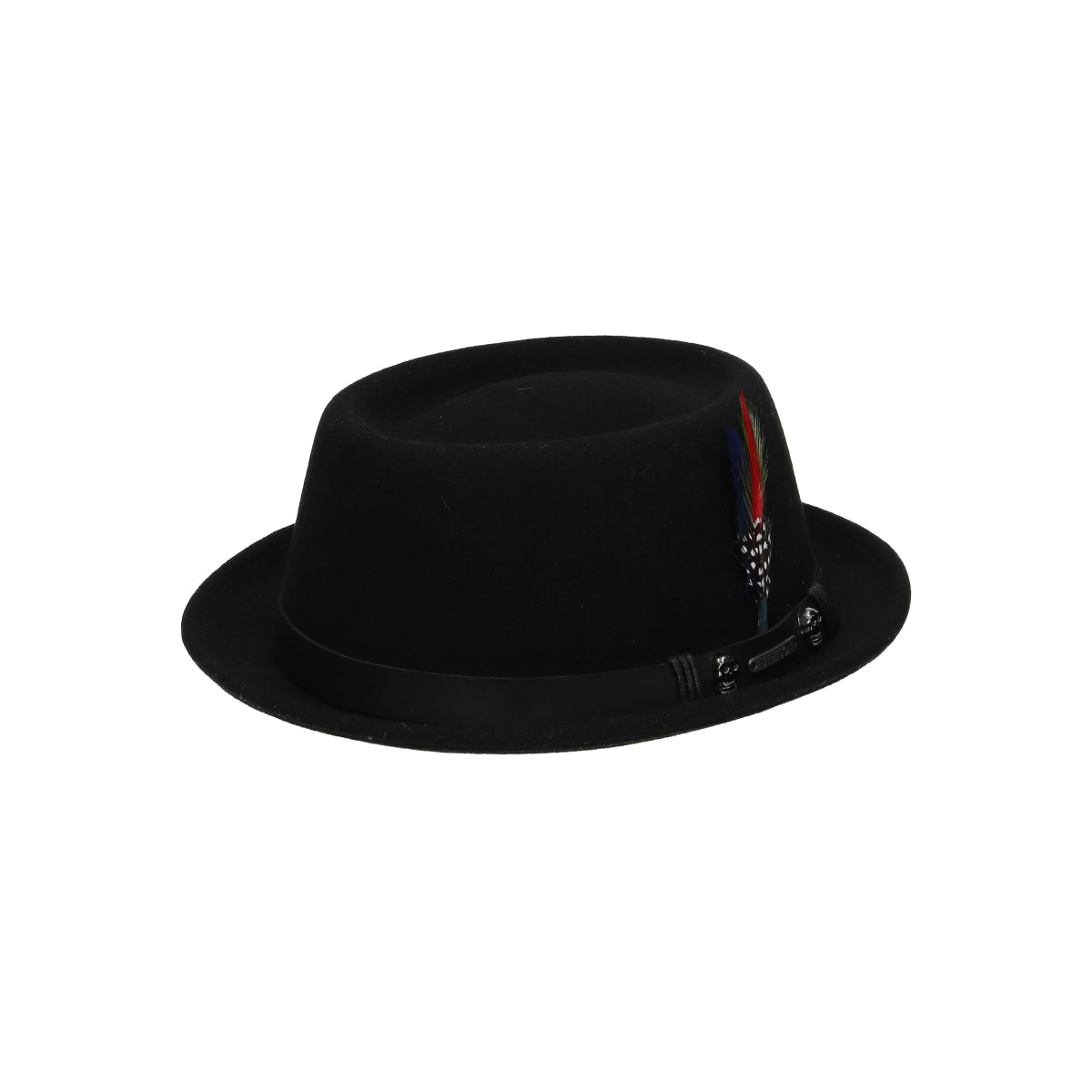 Pork Pie Woolfelt schwarz rot | Bildmaterial bereitgestellt von SHOES.PLEASE.