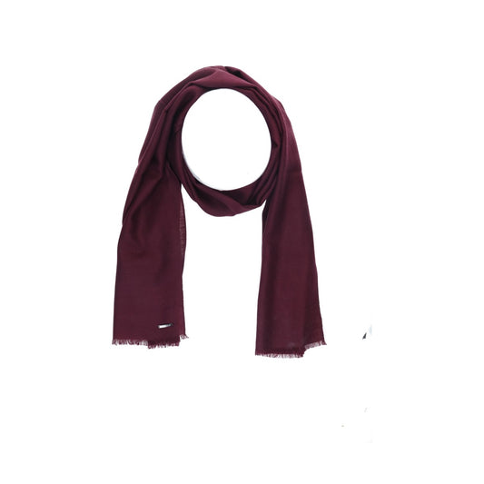 Scarf Wool bordeaux rot