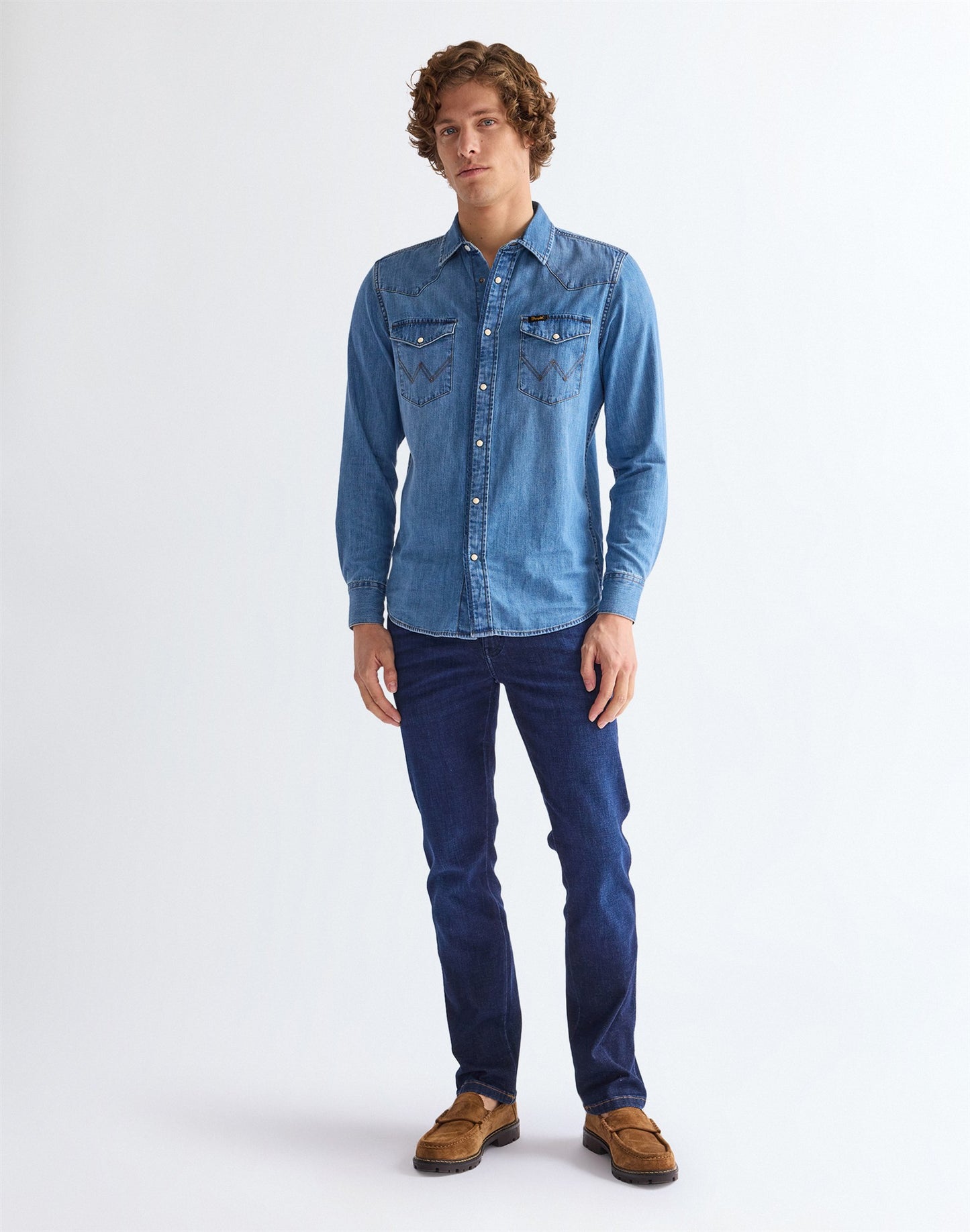 Texas Rustic navy denim blue | Bildmaterial bereitgestellt von SHOES.PLEASE.