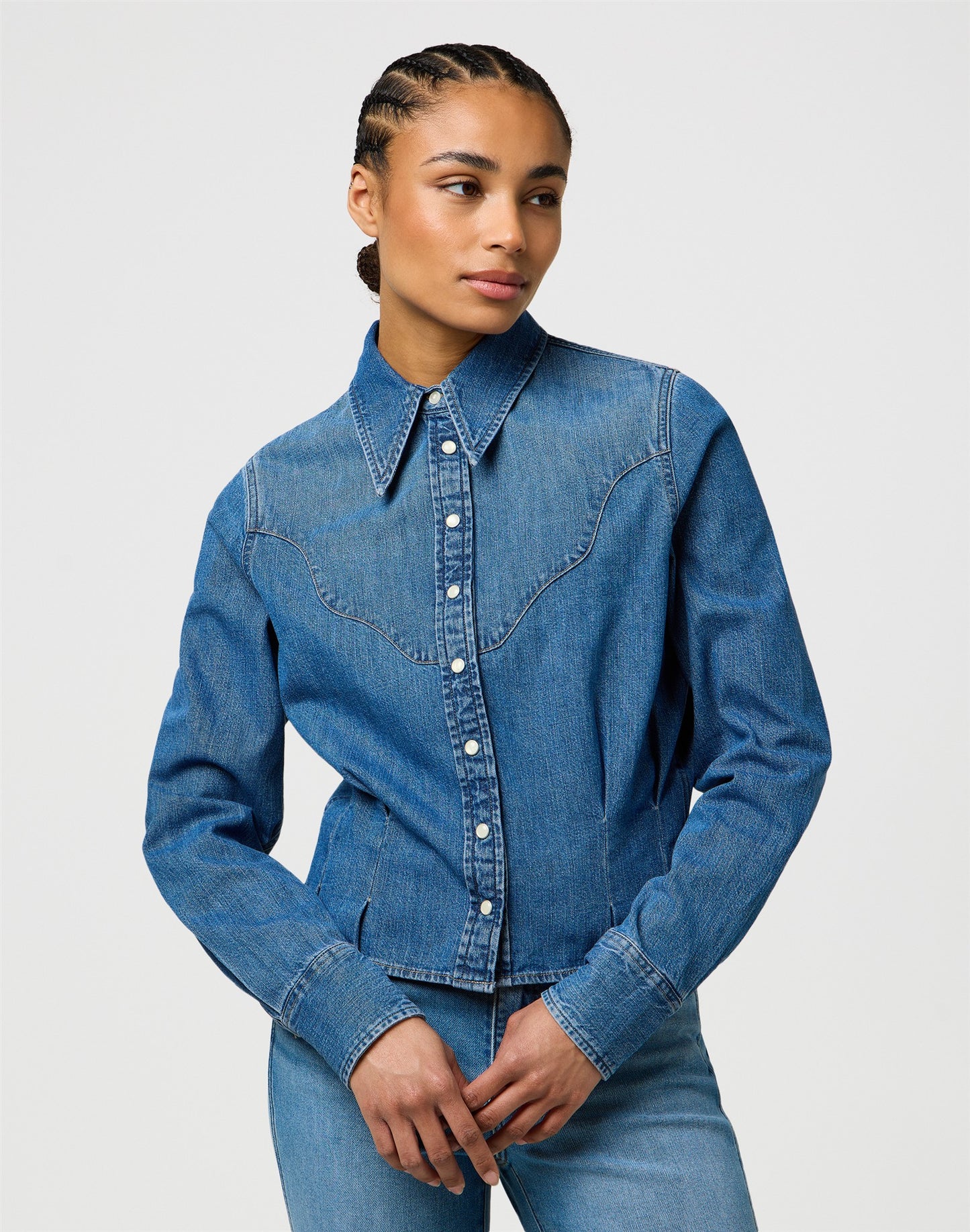 FEMME PEPLUM SHIRT light hand | Bildmaterial bereitgestellt von SHOES.PLEASE.