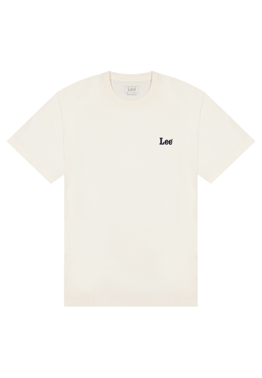 SS SMALL LOGO TEE natural
