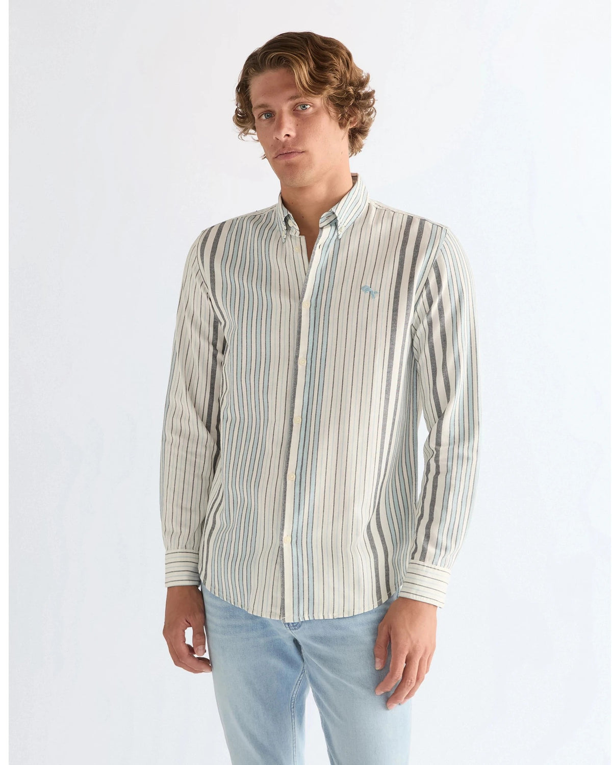 OXFORD SHIRT white blue | Bildmaterial bereitgestellt von SHOES.PLEASE.