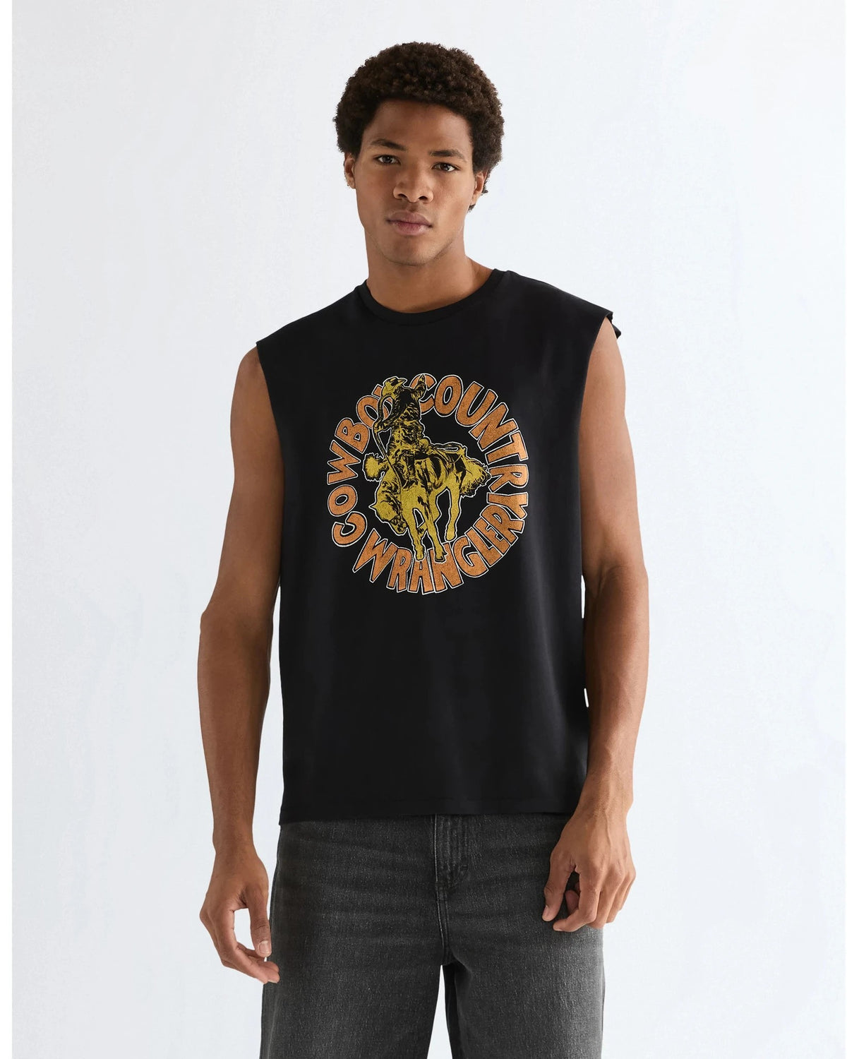 GRAPHIC MUSCLE TANK black | Bildmaterial bereitgestellt von SHOES.PLEASE.