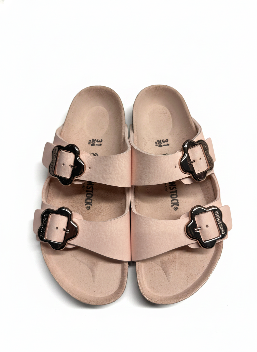 Arizona Flowers Kids Birko-Flor Girls Narrow light rose tonal | Bildmaterial bereitgestellt von SHOES.PLEASE.