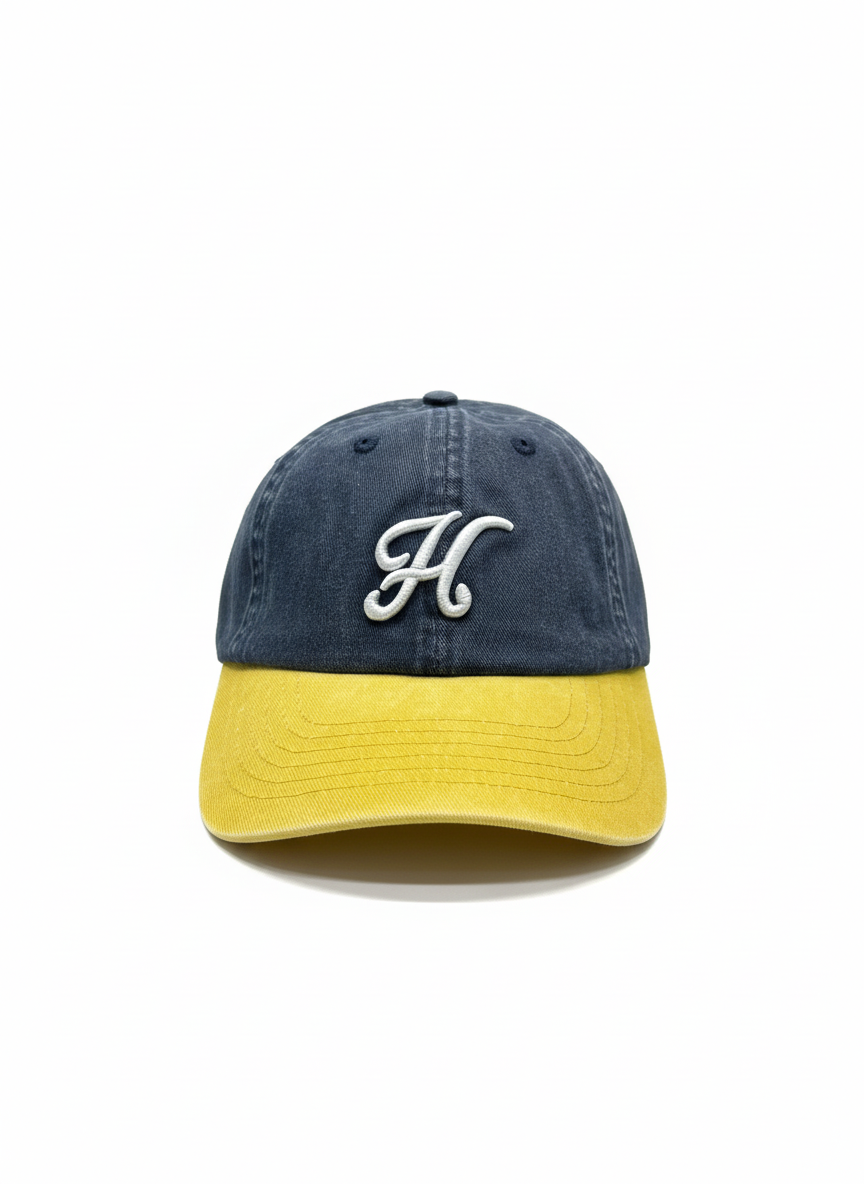 HERITAGE LOGO - DAD CAP blue/yellow | Bildmaterial bereitgestellt von SHOES.PLEASE.