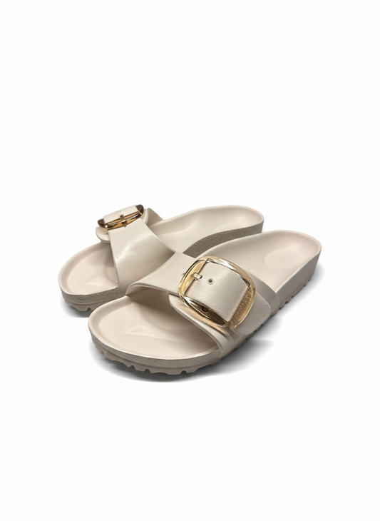 Madrid Big Buckle EVA Women Narrow eggshell