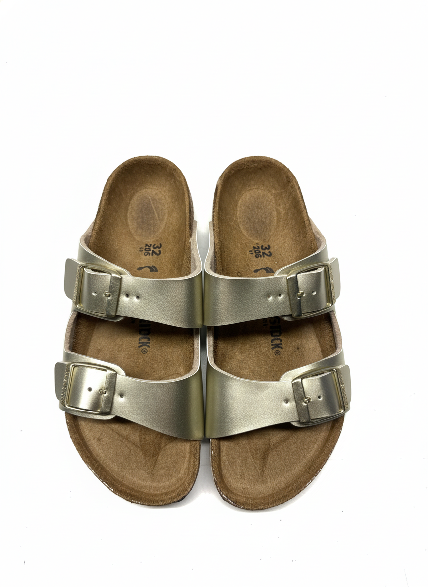 Arizona Kids Birko-Flor Narrow electric metallic gold | Bildmaterial bereitgestellt von SHOES.PLEASE.