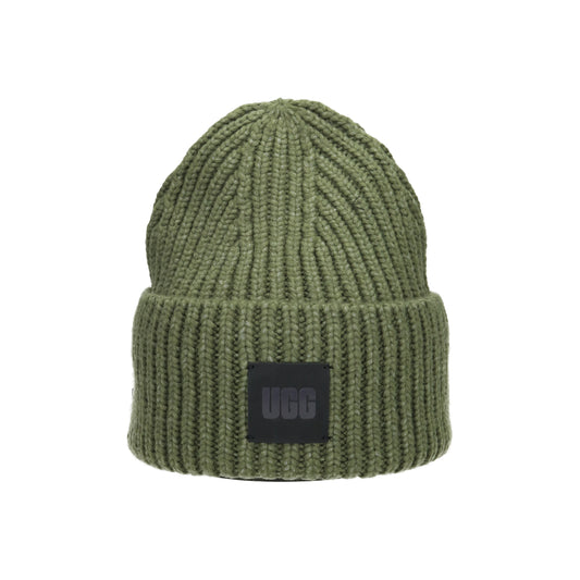 W Chunky Rib Beanie burnt olive