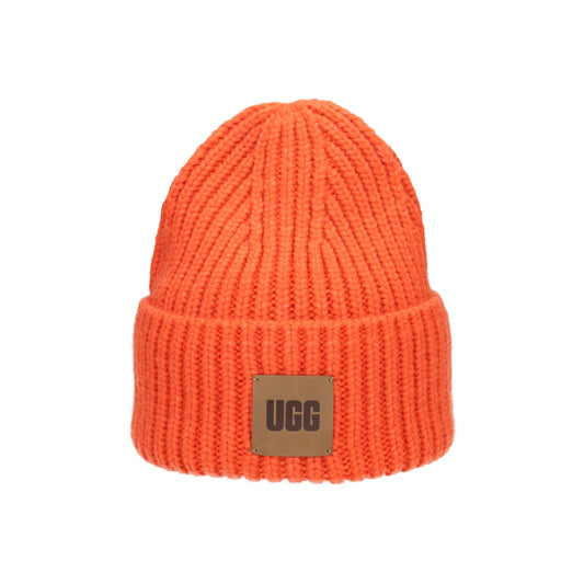 W ChWnky Rib Beanie orange soda