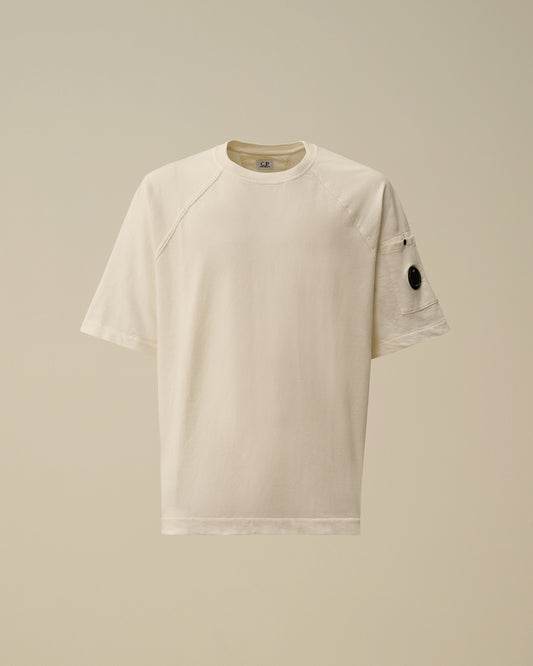 SWEATSHIRTS - SHORT SLEEVE gauze white