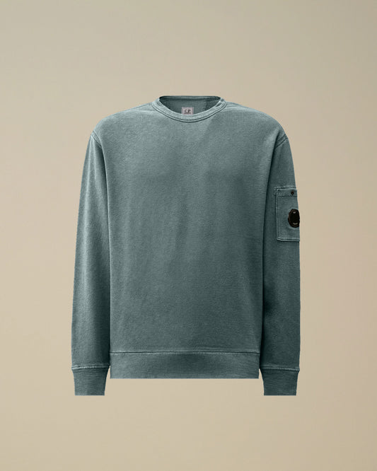 SWEATSHIRTS - CREW NECK silver blue