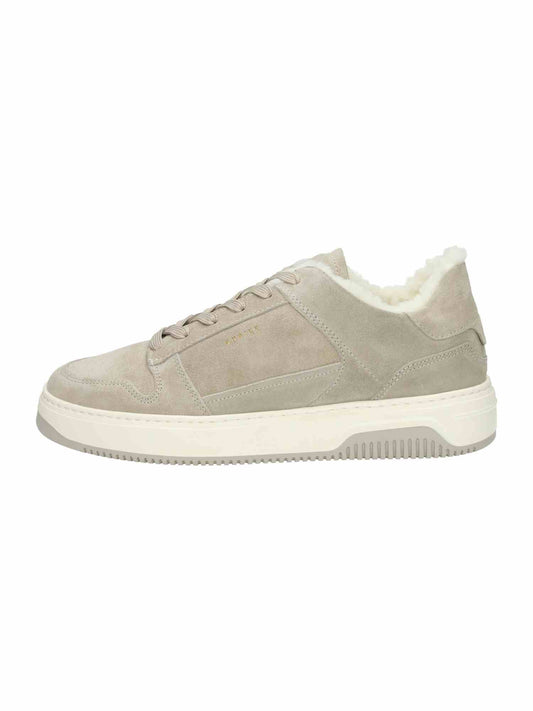 Basket Court Fur taupe suede