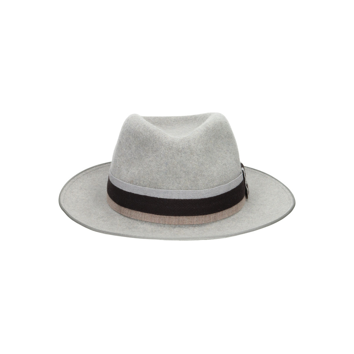 Fedora Melange Furfelt hellgrau | Bildmaterial bereitgestellt von SHOES.PLEASE.
