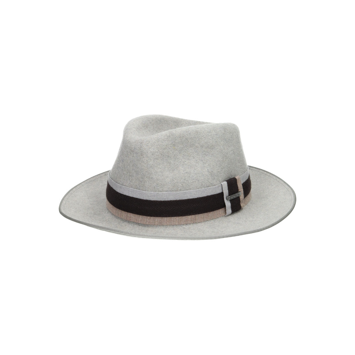 Fedora Melange Furfelt hellgrau | Bildmaterial bereitgestellt von SHOES.PLEASE.