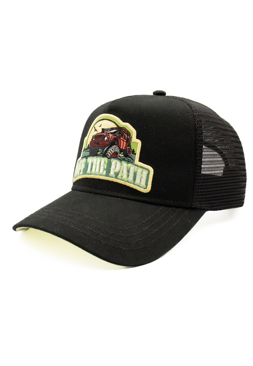 Off The Path Trucker Cap schwarz | Bildmaterial bereitgestellt von SHOES.PLEASE.