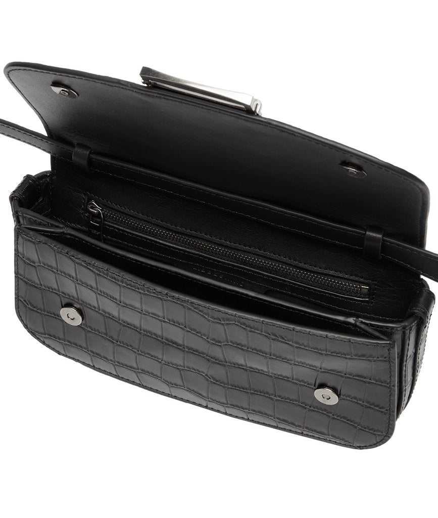 Ezra Crossbody S New Croco black | Bildmaterial bereitgestellt von SHOES.PLEASE.