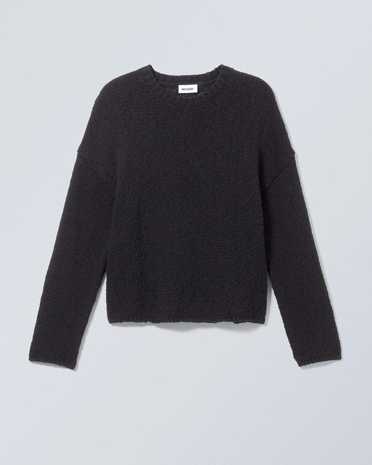 Connor Cropped Sweater black