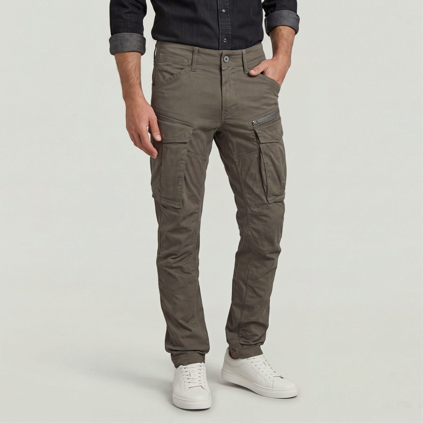Rovic Zip 3D Tapered Pants gs grey | Bildmaterial bereitgestellt von SHOES.PLEASE.