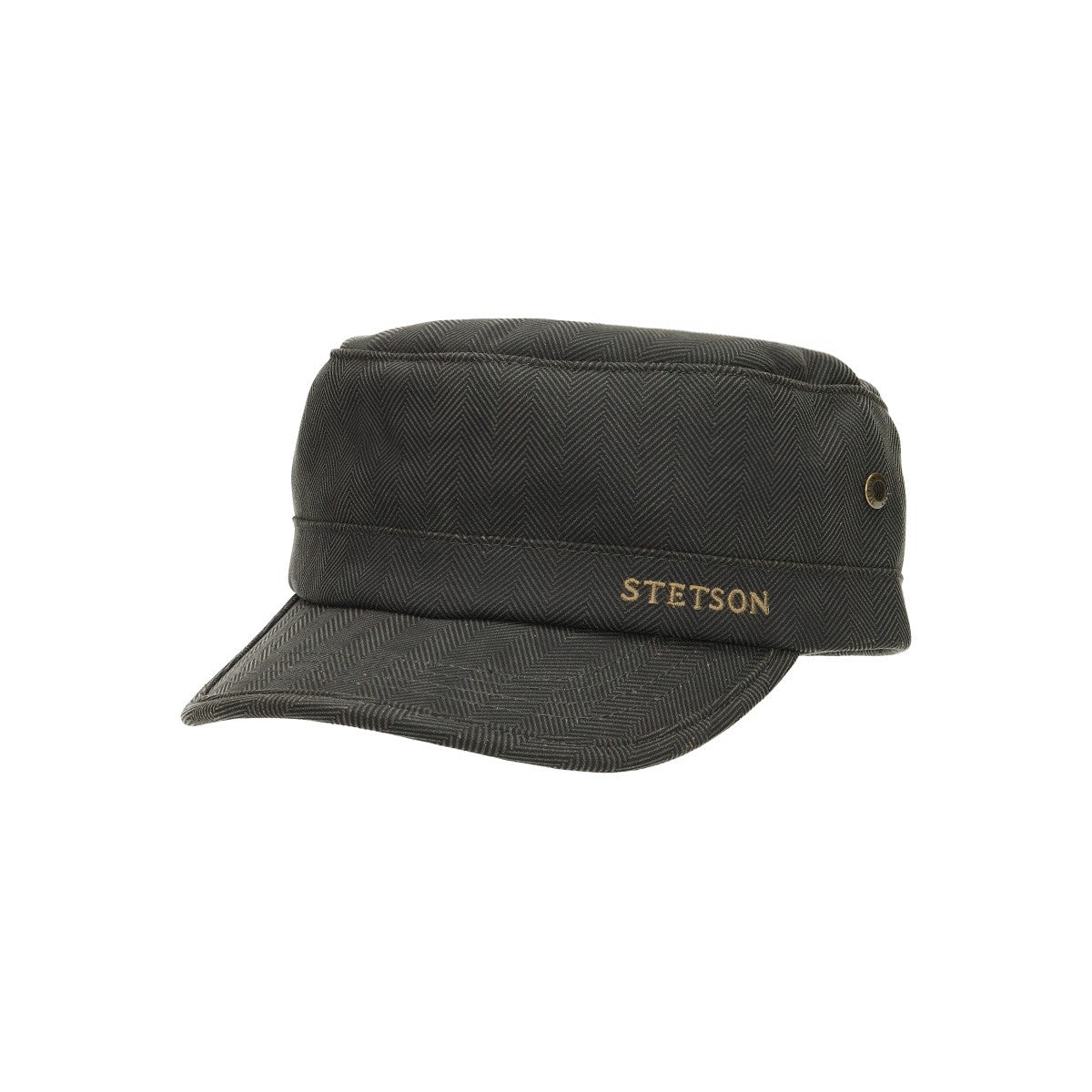 Army Cap Herringbone fischgrat grün schwarz | Bildmaterial bereitgestellt von SHOES.PLEASE.