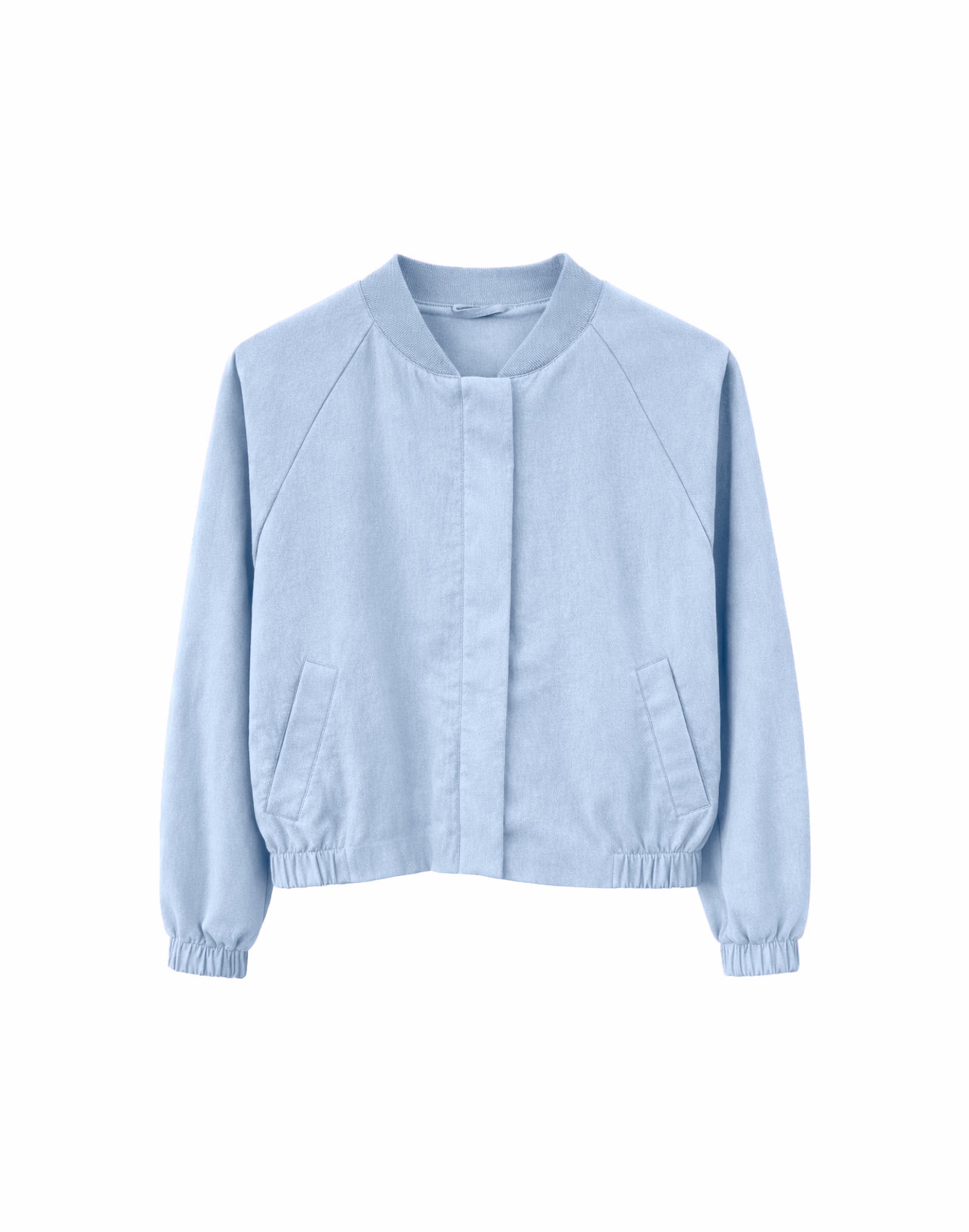 Short Cotton Bomber light blue | Bildmaterial bereitgestellt von SHOES.PLEASE.