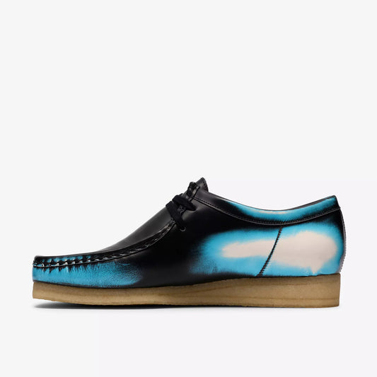 Mens Wallabee black brush off