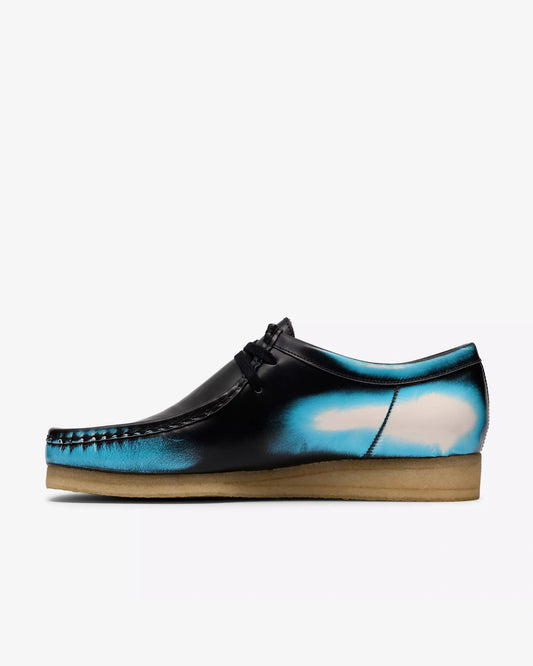 Mens Wallabee black brush off