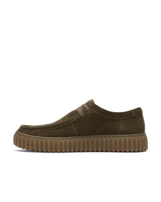 Torhill Lo olive suede