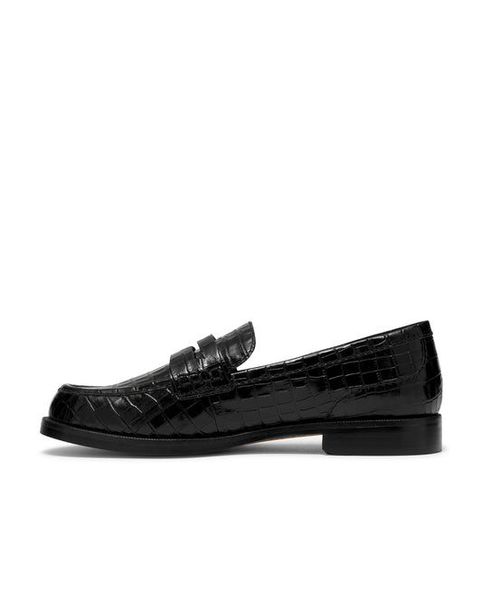 Straven2 Penny black croc