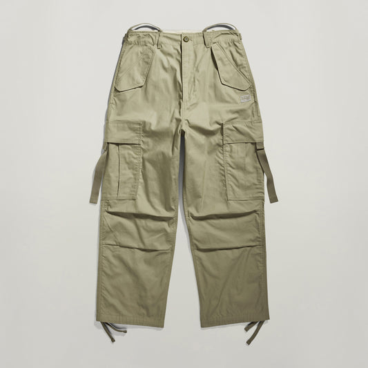 Cargo Cropped Drawcord Pant Wmn black