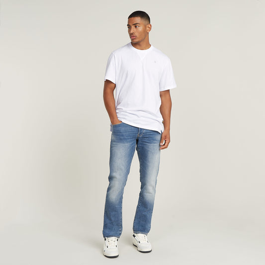 3301 Regular Tapered worn in azure