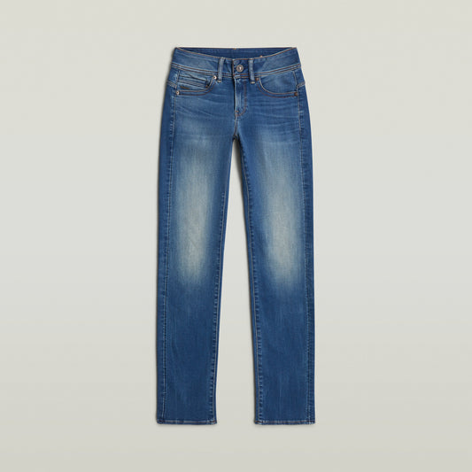 Midge Straight Wmn medium indigo aged