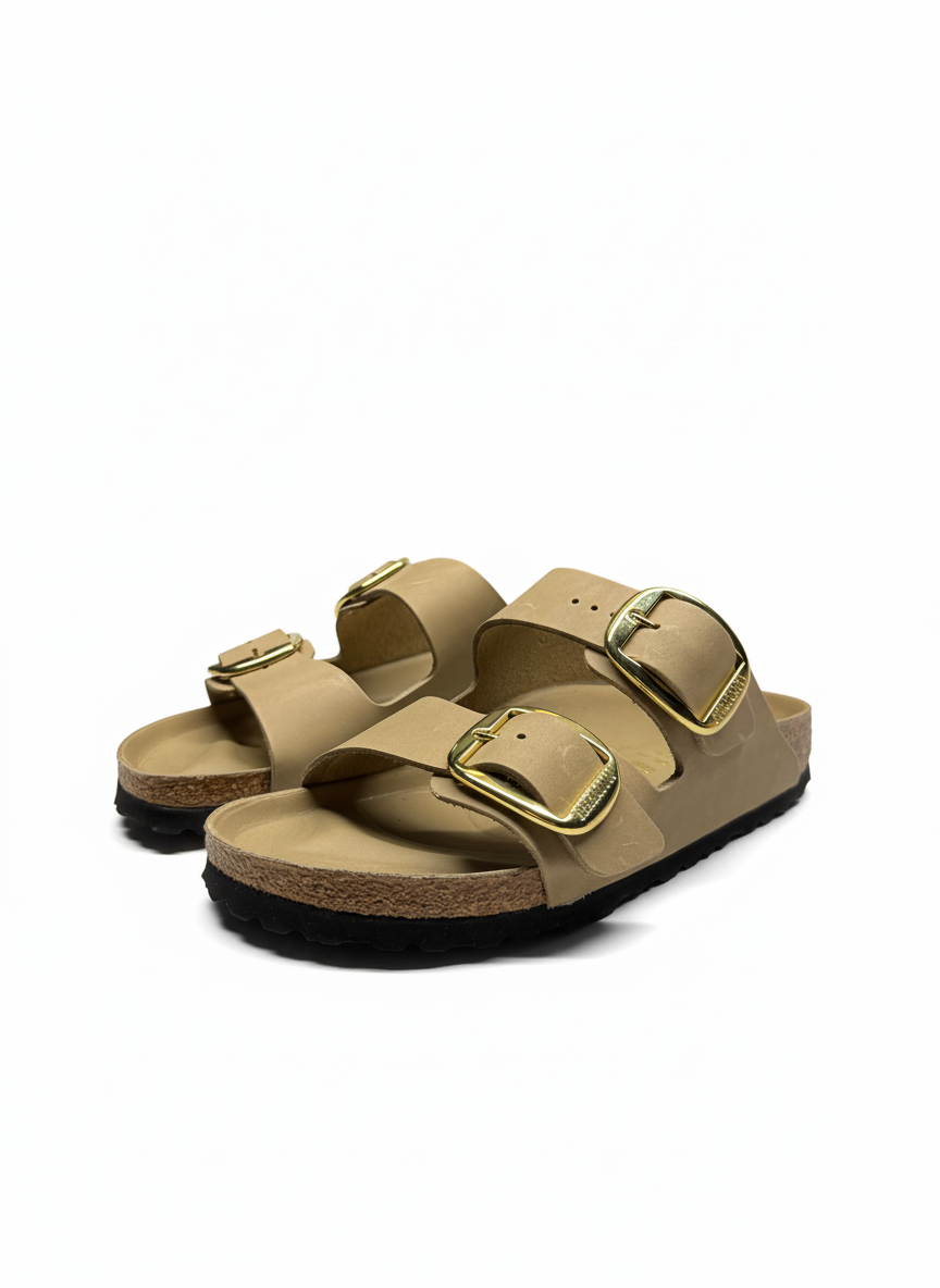 Arizona Big Buckle Oiled Leather Women Narrow tabacco brown | Bildmaterial bereitgestellt von SHOES.PLEASE.