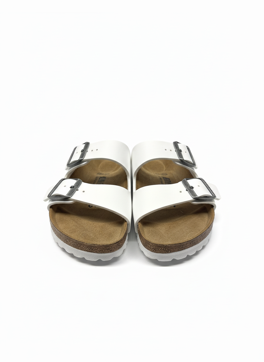 Arizona Birko-Flor Unisex Narrow white | Bildmaterial bereitgestellt von SHOES.PLEASE.