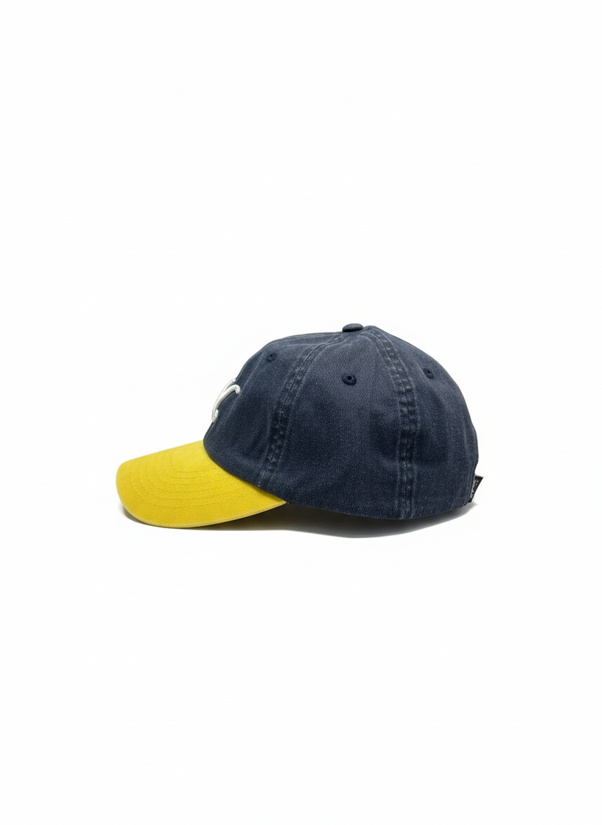 HERITAGE LOGO - DAD CAP blue/yellow | Bildmaterial bereitgestellt von SHOES.PLEASE.