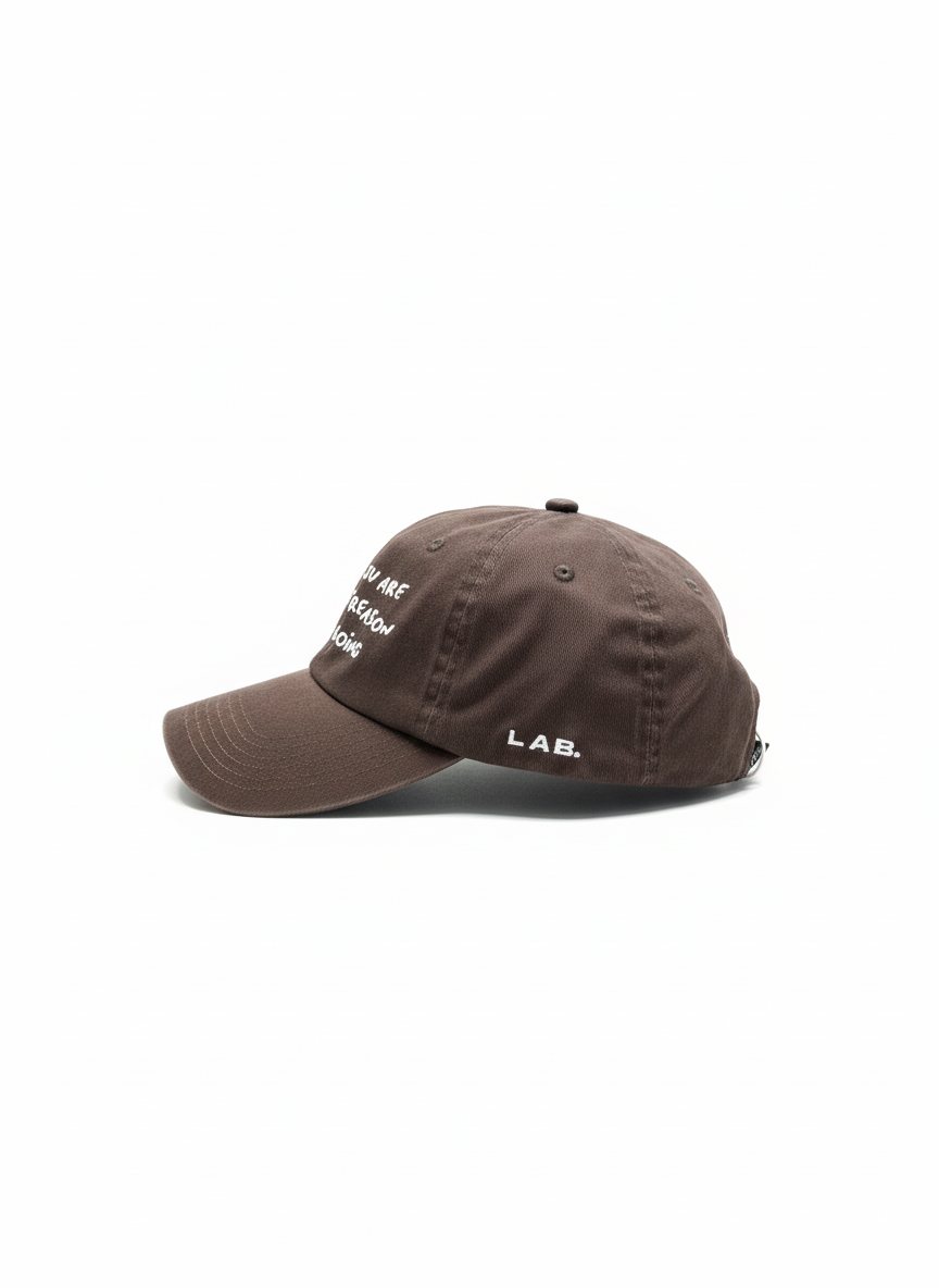PURPOSE - DAD CAP brown | Bildmaterial bereitgestellt von SHOES.PLEASE.